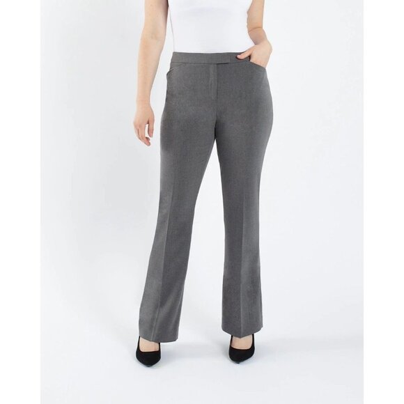 NWT Measure & Made Classic Front Zip Trouser Pant in Gray - Size 20.1 Short - Picture 7 of 8